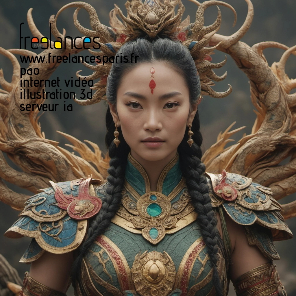 Pao mise en page internet vidéo illustration 3d serveur IA générative AI freelance paris studio de création magazines 8lhh95g0